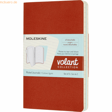 8058647620503 - Notizheft Volant Pocket A6 liniert Softcover VE=2 Stück kora