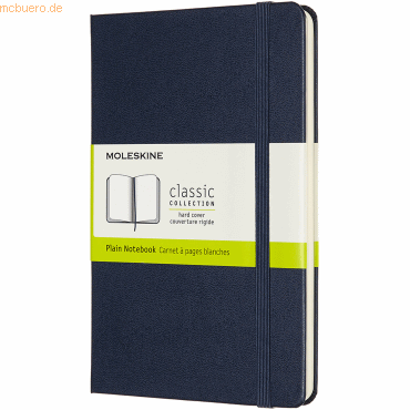 8058647626680 - Notizbuch Medium 115x18cm blanko Hardcover 104 Blatt saphir