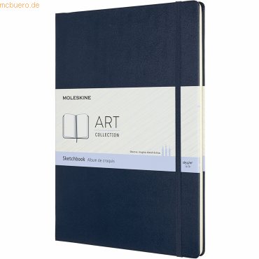 8058647626727 - Moleskine Kreativ Notizbücher Skizzenbuch A4 165G-Papier Hard Cover Saphir - Moleskine Gebunden