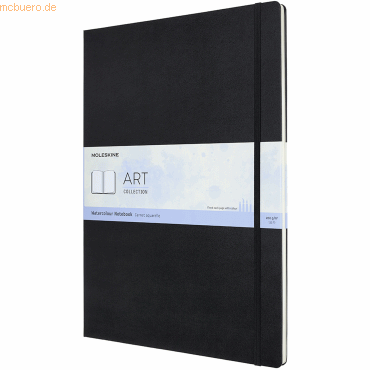 8058647626765 - Moleskine Kreativ Notizbücher Aquarell-Notizbuch A3 200G-Aquarellpapier Hard Cover Schwarz - Moleskine Gebunden