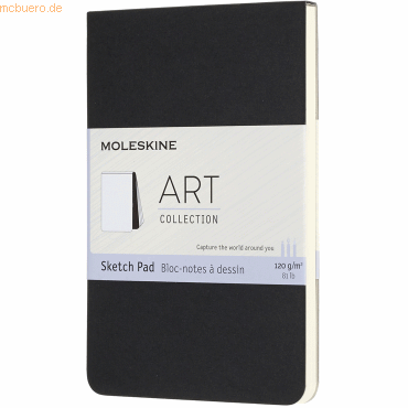 8058647626819 - Moleskine Kreativ Notizbücher Skizzenblock Pocket A6 120G-Papier Kartoneinband Schwarz - Moleskine Kartoniert (TB)