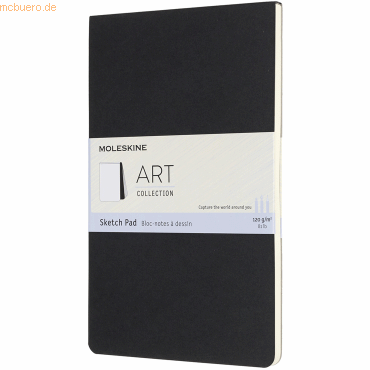 8058647626826 - Moleskine Kreativ Notizbücher Skizzenblock Large A5 120G-Papier Kartoneinband Schwarz - Moleskine Kartoniert (TB)