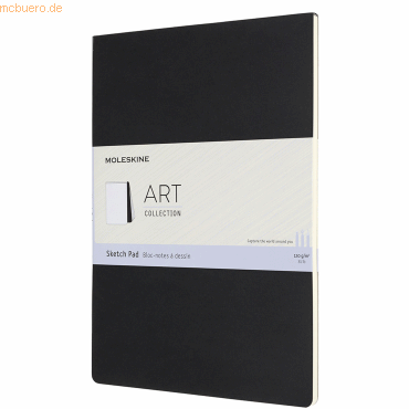 8058647626857 - Moleskine Kreativ Notizbücher Skizzenblock A4 120G-Papier Kartoneinband Schwarz - Moleskine Kartoniert (TB)