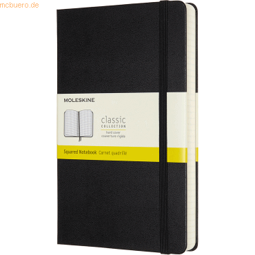 8058647628011 - Moleskine Notizbuch Large A5 Kariert Erweiterte Seitenanzahl Hard Cover Schwarz - Moleskine Gebunden