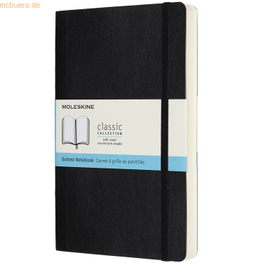 8058647628073 - Moleskine Notizbuch Large A5 Punktraster Erweiterte Seitenanzahl Soft Cover Schwarz - Moleskine Kartoniert (TB)