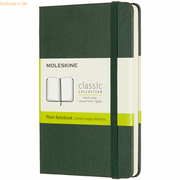 8058647629032 - Moleskine Notizbuch Pocket A6 Blanko Hard Cover Myrtengrün - Moleskine Gebunden