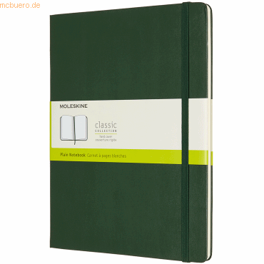 8058647629117 - Moleskine Notizbuch Xlarge Blanko Hard Cover Myrtengrün - Moleskine Gebunden