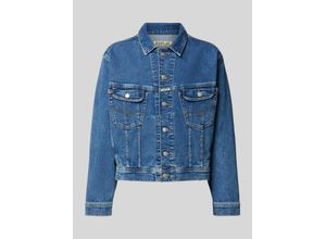 8058700128571 - Jeansjacke mit aufgesetzten Brustpattentaschen