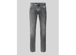 8058700249979 - Slim Fit Jeans im Used-Look Modell ANBASS