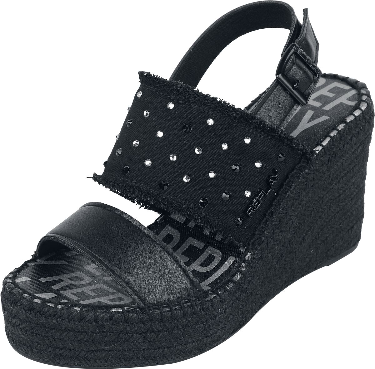 8058700753308 - JESS DOUBLE JOY Sandale schwarz in EU36 8058700753308 - JESS DOUBLE JOY Sandale schwarz in EU36