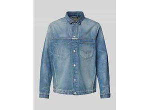 8058700929376 - Regular Fit Jeanshemdjacke mit Brusttasche Modell Worker Shirt