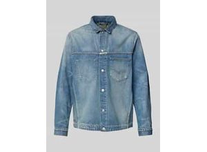 8058700929390 - Regular Fit Jeanshemdjacke mit Brusttasche Modell Worker Shirt