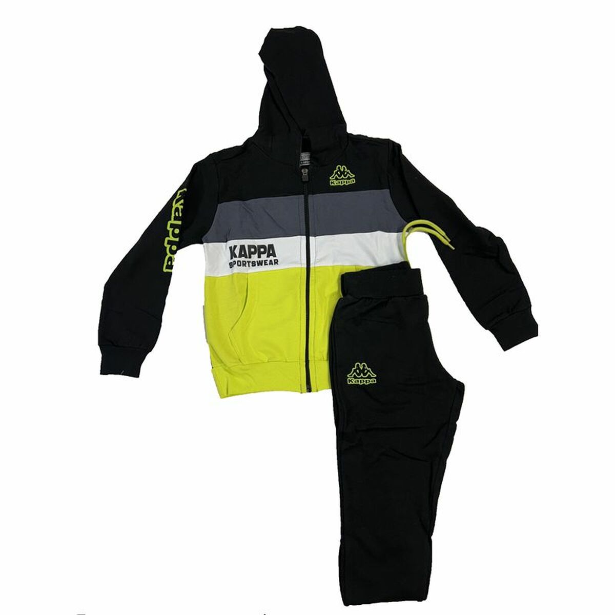 8058707244380 - Kinder-Trainingsanzug 8031T0060 Schwarz 8058707244380 - Kinder-Trainingsanzug 8031T0060 Schwarz