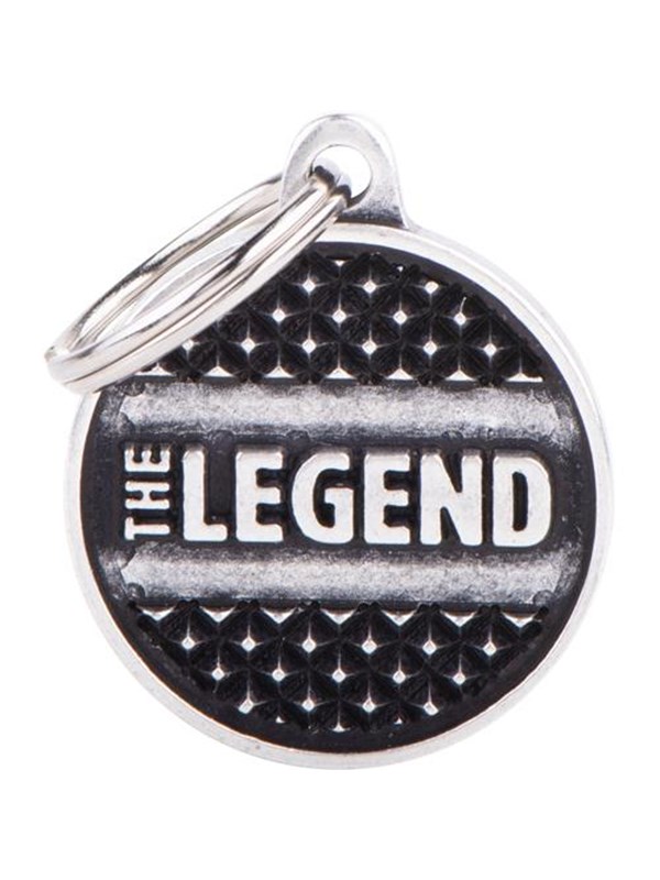 8058773278944 - ID Tag Medium Circle The Legend Studs