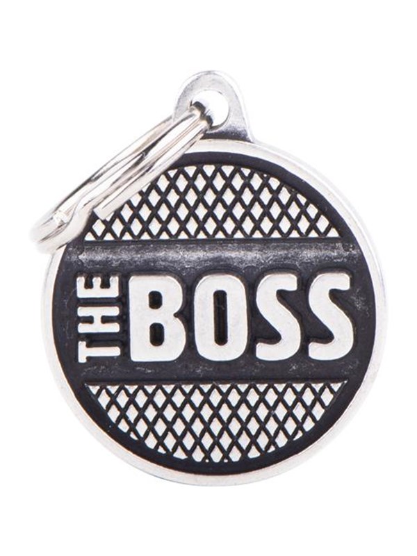 8058773278951 - ID Tag Medium Circle The Boss Rhombus