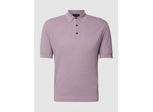 8058947132898 - Regular Fit Poloshirt mit Strukturmuster