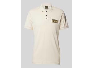 8058947441198 - Slim Fit Poloshirt mit Label-Patch