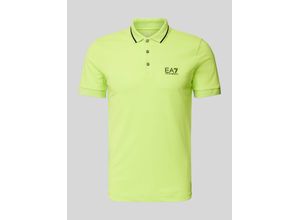 8058947503605 - Slim Fit Poloshirt mit Label-Print