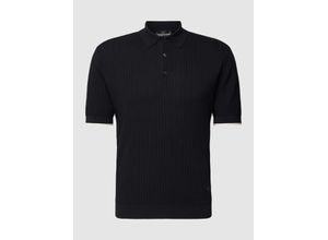 8058947974511 - Regular Fit Poloshirt mit Strukturmuster