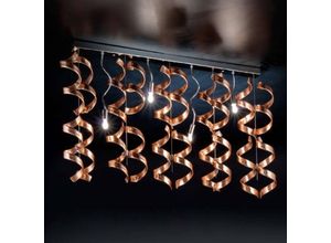 8058983362532 - Metallux Spiralförmige Deckenleuchte Copper