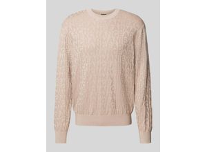 8058997024013 - Strickpullover mit gerippten Abschlüssen