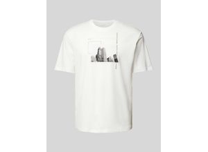 8058997075749 - T-Shirt mit Label-Print Modell NewYork Building