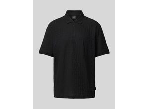 8058997100977 - Regular Fit Poloshirt mit Strukturmuster