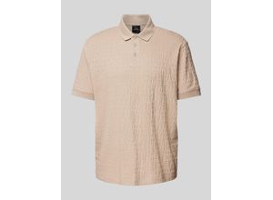 8058997101110 - Regular Fit Poloshirt mit Strukturmuster