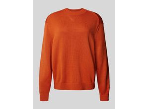 8058997109000 - Strickpullover mit gerippten Abschlüssen