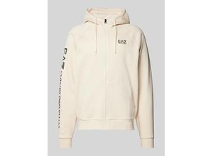 8058997444613 - Sweatjacke mit Logo-Prints und Kapuze