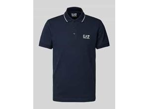 8058997871938 - Slim Fit Poloshirt mit Label-Print Modell TRAIN CORE