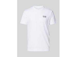 8058997875813 - T-Shirt mit Label-Print