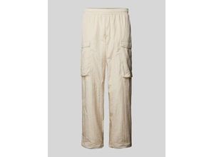 8058997934022 - Trackpants mit Pattentaschen und Logo-Print