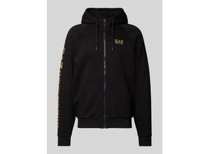 8058997944915 - Sweatjacke mit Logo-Prints und Kapuze