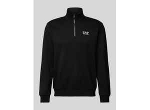 8058997946223 - Sweatshirt mit Troyer-Kragen