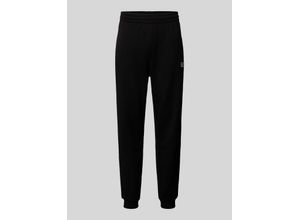 8058997947602 - Regular Fit Sweatpants mit Label-Print