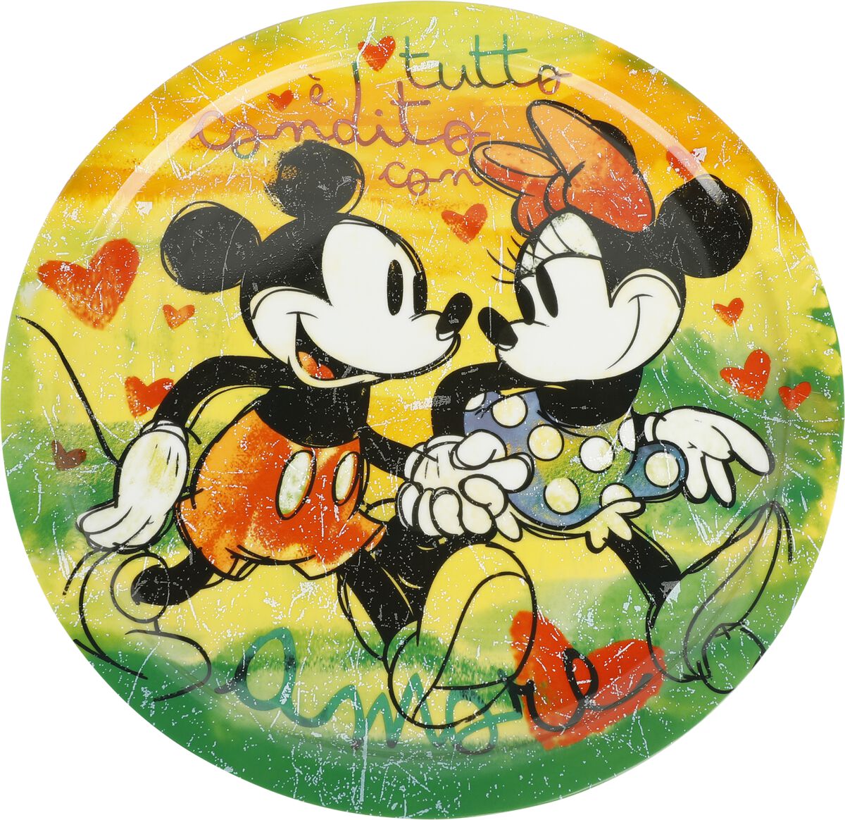 8059018034059 - Micky Maus Micky & Minnie - Pizza-Teller Set Teller multicolor