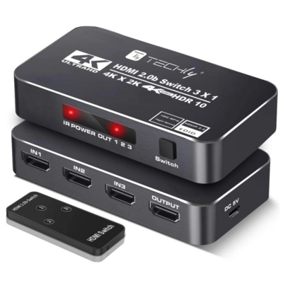 8059018367171 - HDMI Switch 4K60Hz HDR 3-Port --