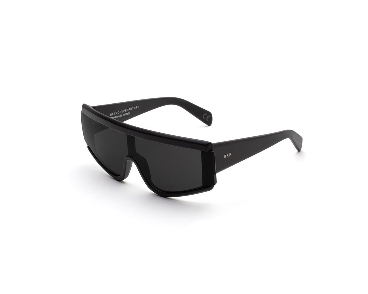 8059026004914 - Unisex NH0 Zed Black Gläser SONNENBRILLEN Acetat Schwarz Schwarz Maske Normal