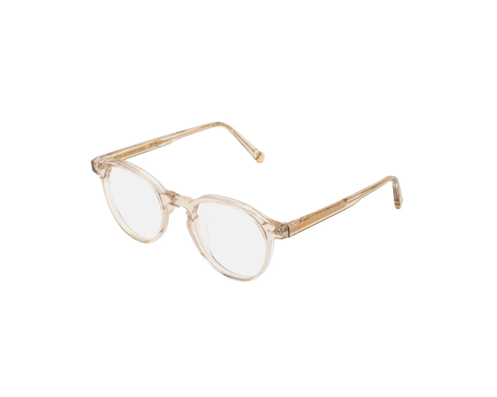 8059026087030 - Unisex QM4 The Warhol Optical Resin Rahmen von BRILLEN Acetat Beige  Rund