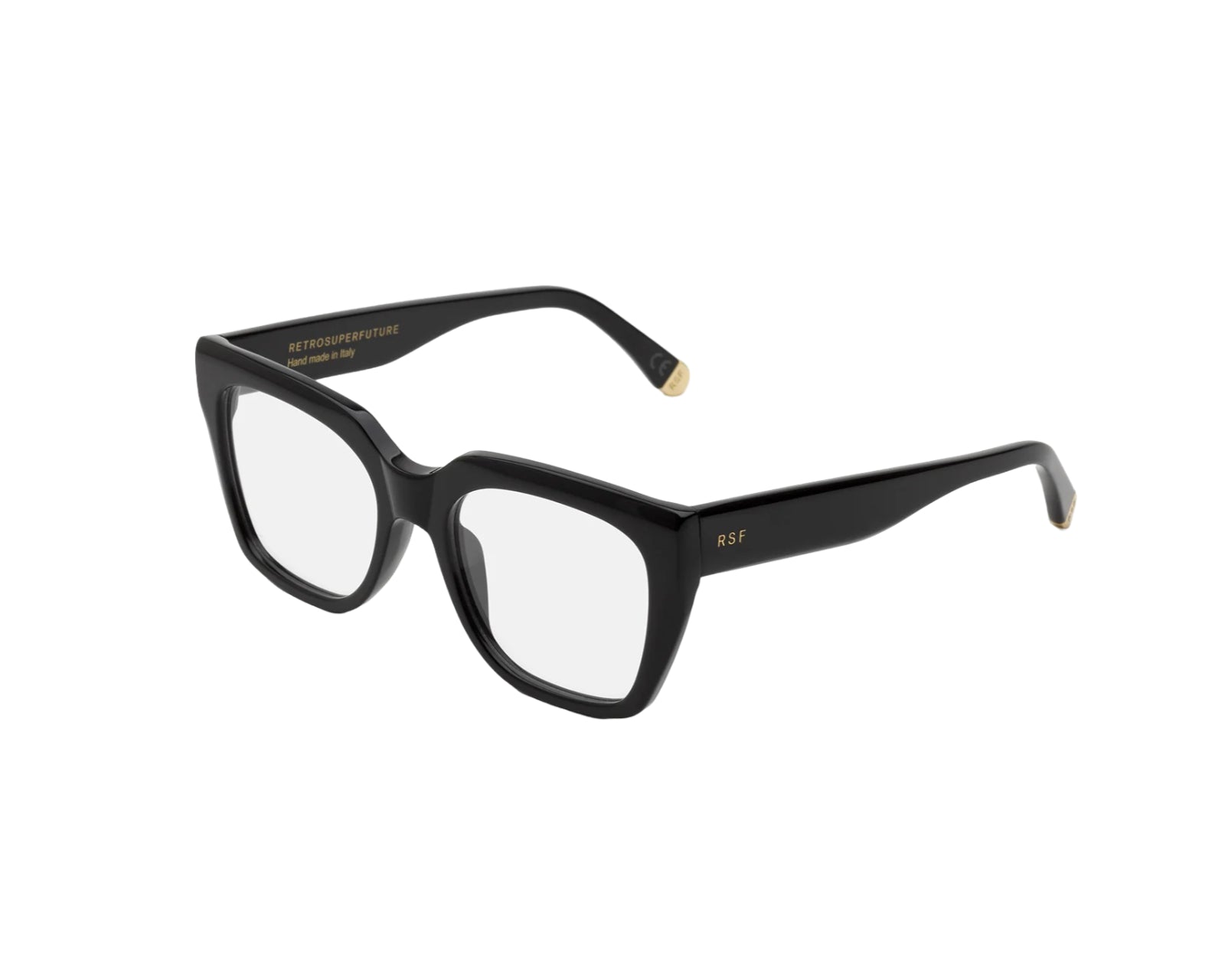 8059026090740 - Damen 2IV Numero 76 Nero Rahmen von BRILLEN Acetat Schwarz  Quadratisch Normal