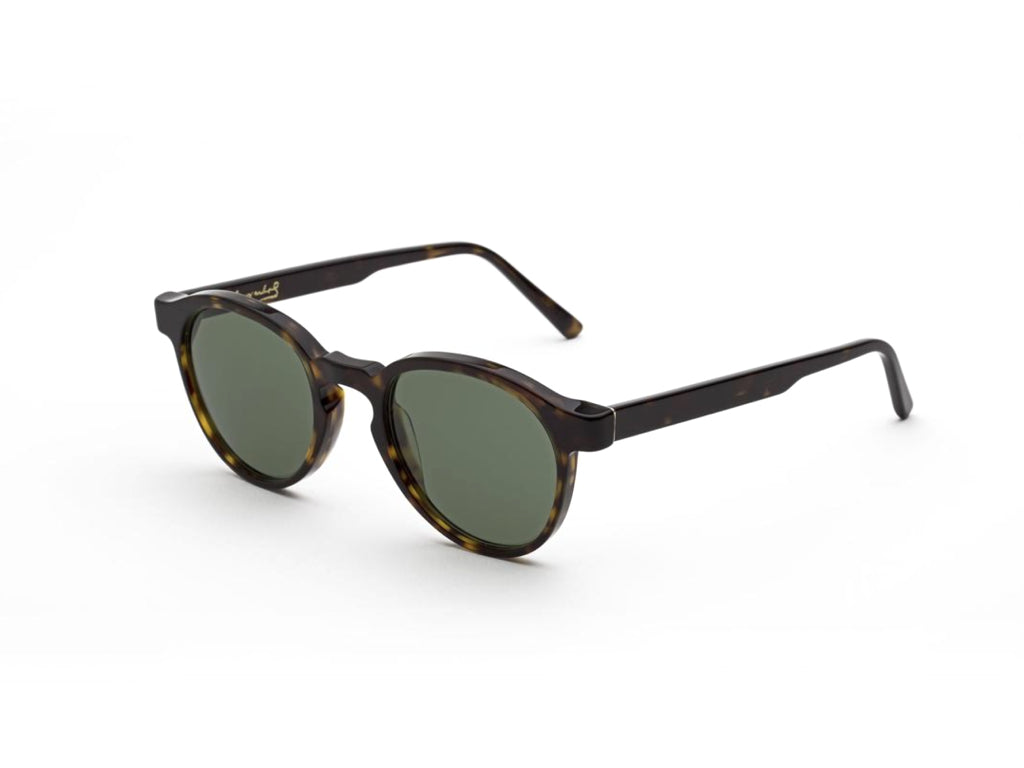 8059026093284 - Unisex J02 The Warhol 3627 Grün Gläser SONNENBRILLEN Acetat Havanna Grün Kreisel Normal