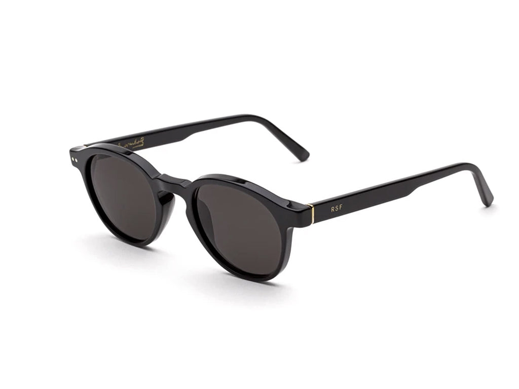 8059026093291 - Unisex 0Q7 der Warhol schwarz Gläser SONNENBRILLEN Acetat Schwarz Schwarz Rund