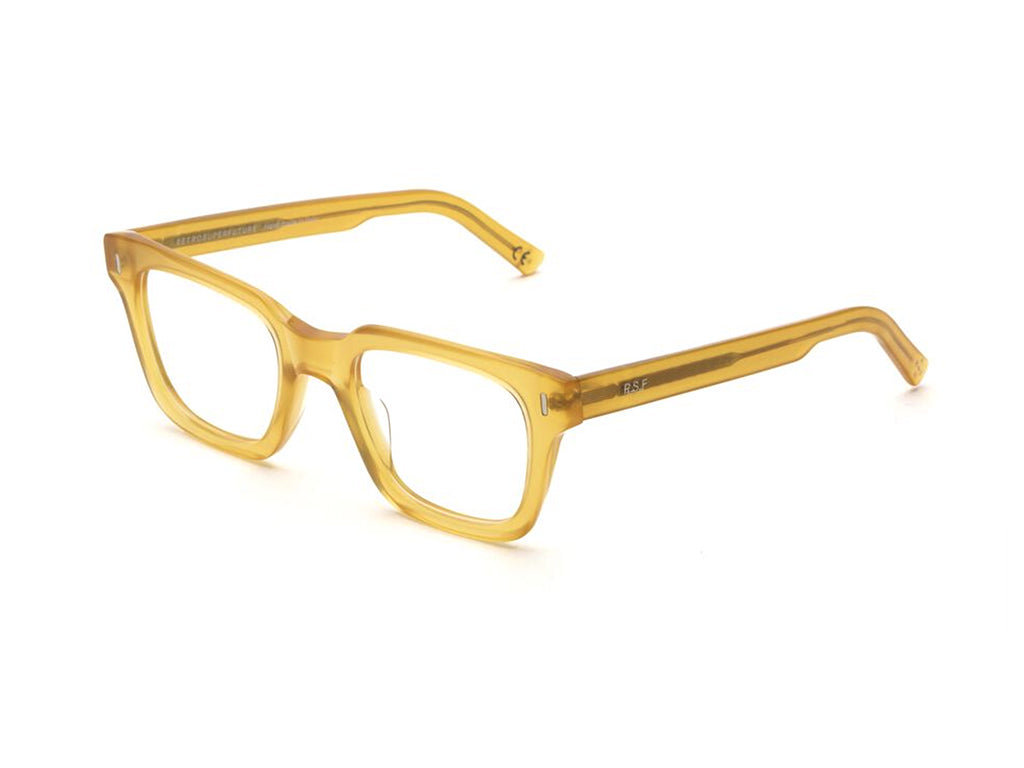 8059026097121 - Unisex EO6 Numero 79 Sereno Rahmen von BRILLEN Acetat Gelb  Quadratisch