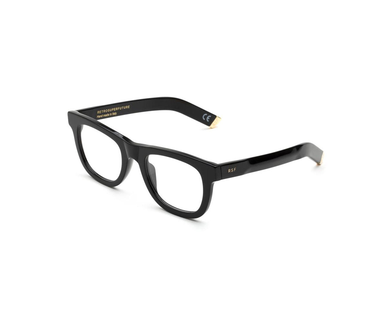 8059026098487 - Unisex SI8 Ciccio Optical Nero Rahmen von BRILLEN Acetat Schwarz  Quadratisch