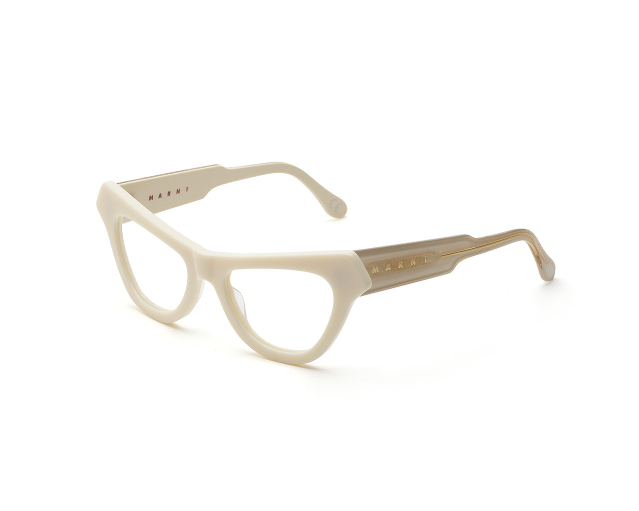 8059026103532 - Unisex Jeju Island Panna QWC Rahmen von BRILLEN Acetat Weiß  Katzenauge