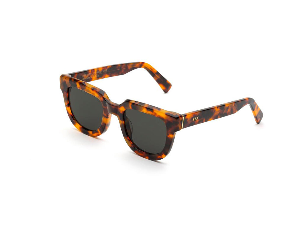 8059026104171 - Unisex Tema Serio entdeckte Havanna Gläser SONNENBRILLEN Acetat Havanna Schwarz Rund Normal