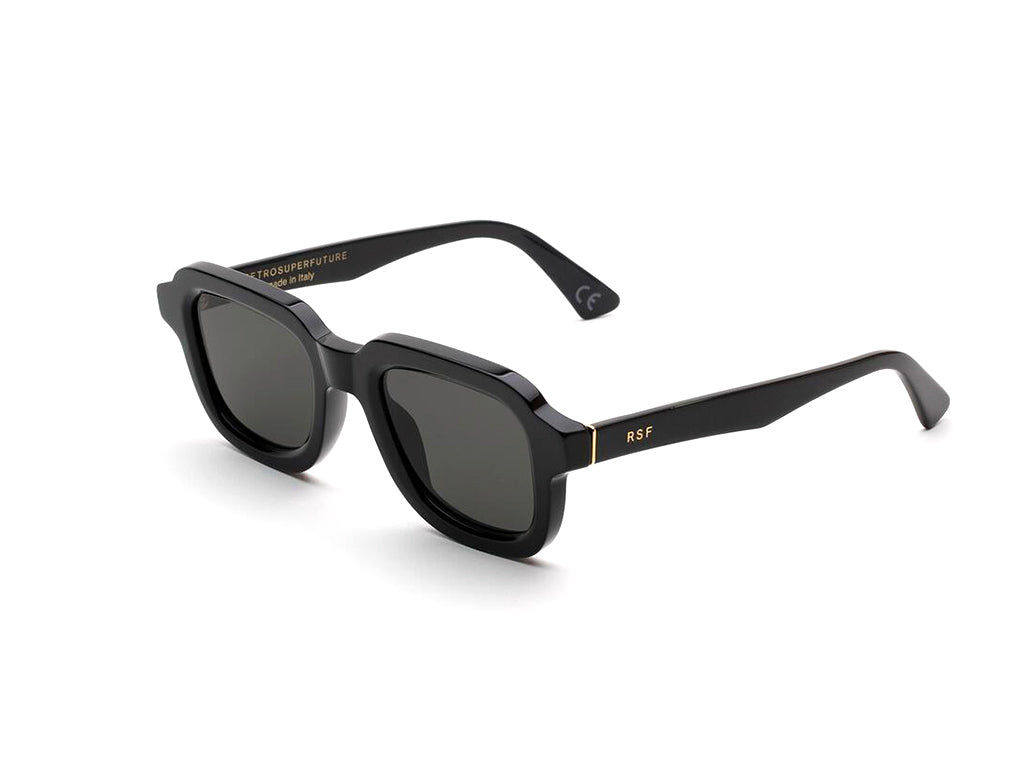 8059026104874 - Unisex VR5 Lazarus black Gläser SONNENBRILLEN Acetat Schwarz Schwarz Quadratisch Normal