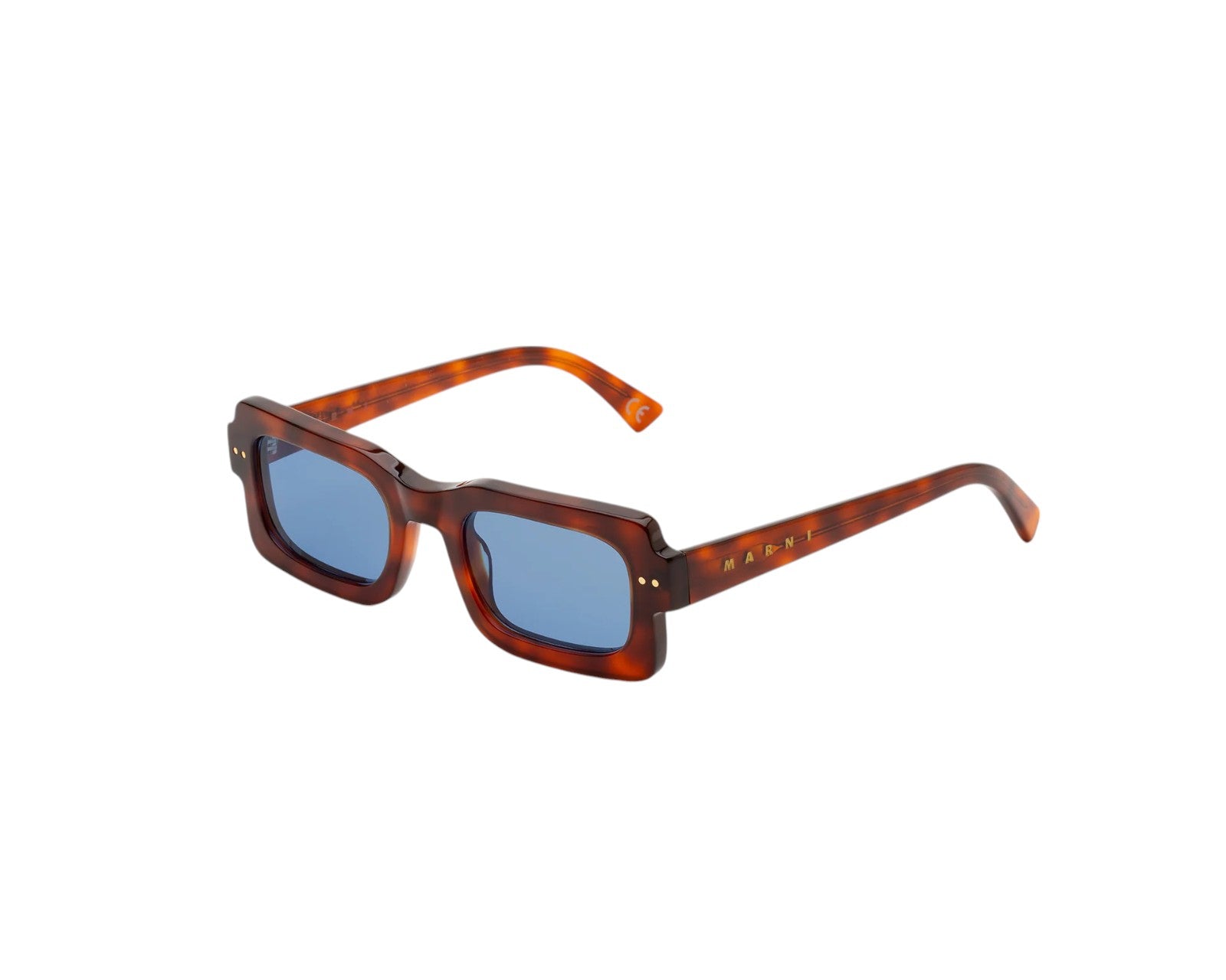 8059026105185 - Unisex Lake Vostok Havana Blue EDW Gläser SONNENBRILLEN Acetat Havanna Blau Quadratisch Normal