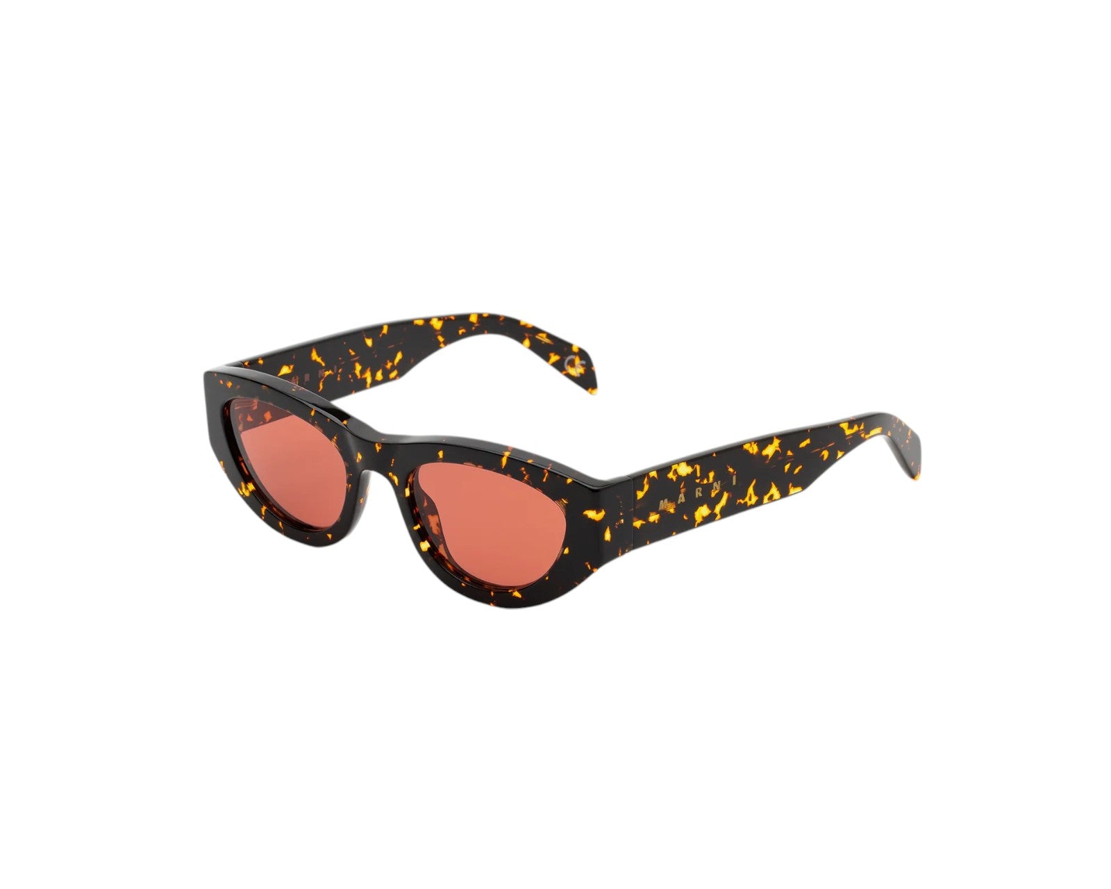 8059026105208 - Unisex Rainbow Mountains Havana rossa VGO Gläser SONNENBRILLEN Acetat Havanna Rot Rund Normal